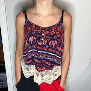 rue 21 designed tank top